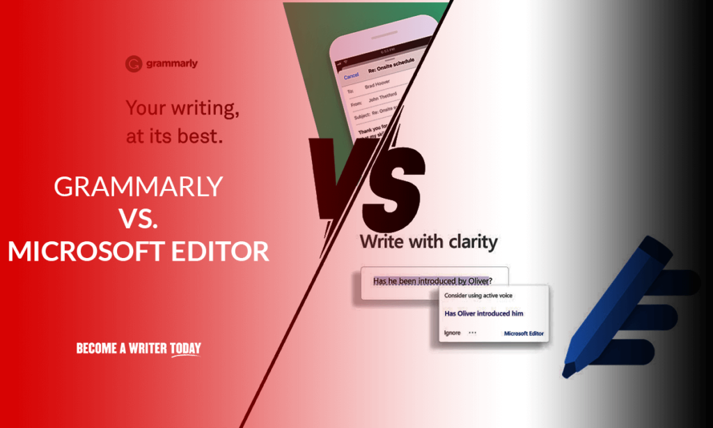 Grammarly vs Microsoft Editor