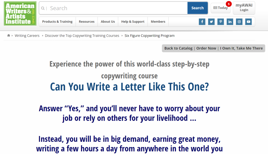 Accelerated Program for Six-Figure Copywriting